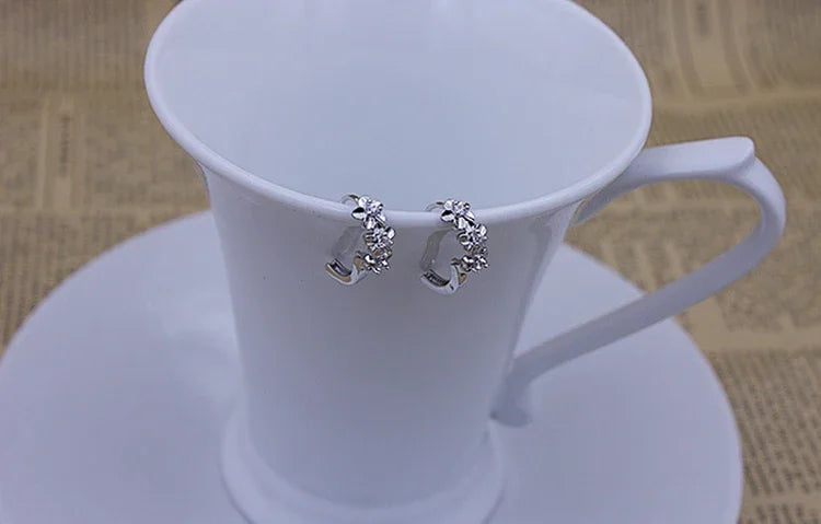 Flower Earring Silver