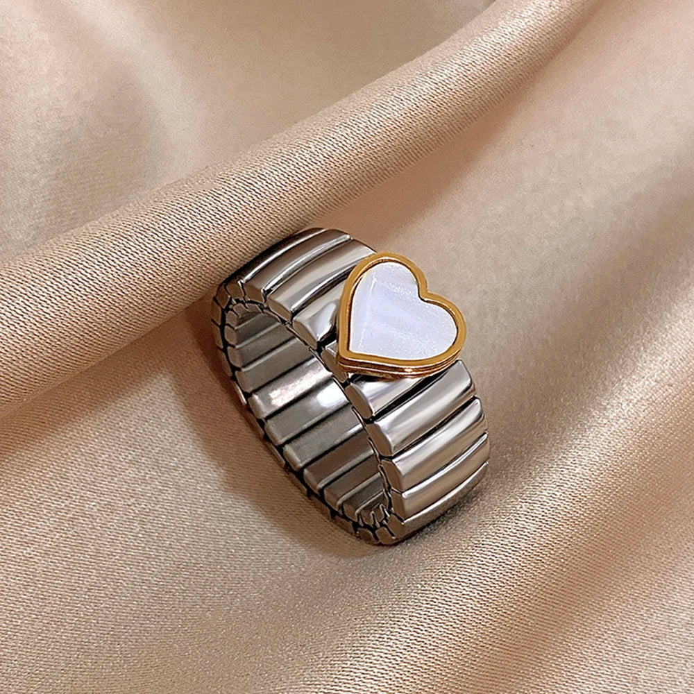 Elastic Valentine Rings