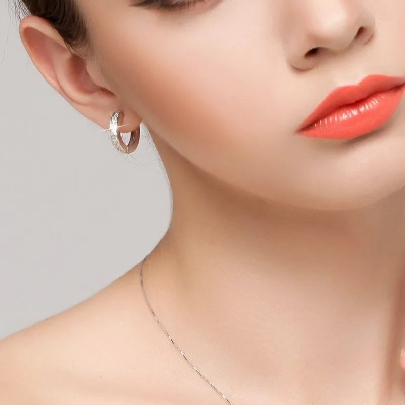Circle Round Earrings Elegant