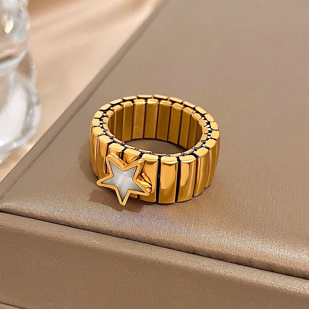 Elastic Valentine Rings