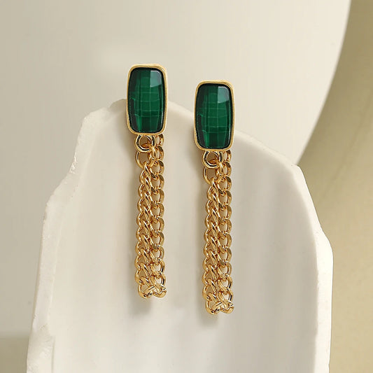 Green Rhinestone