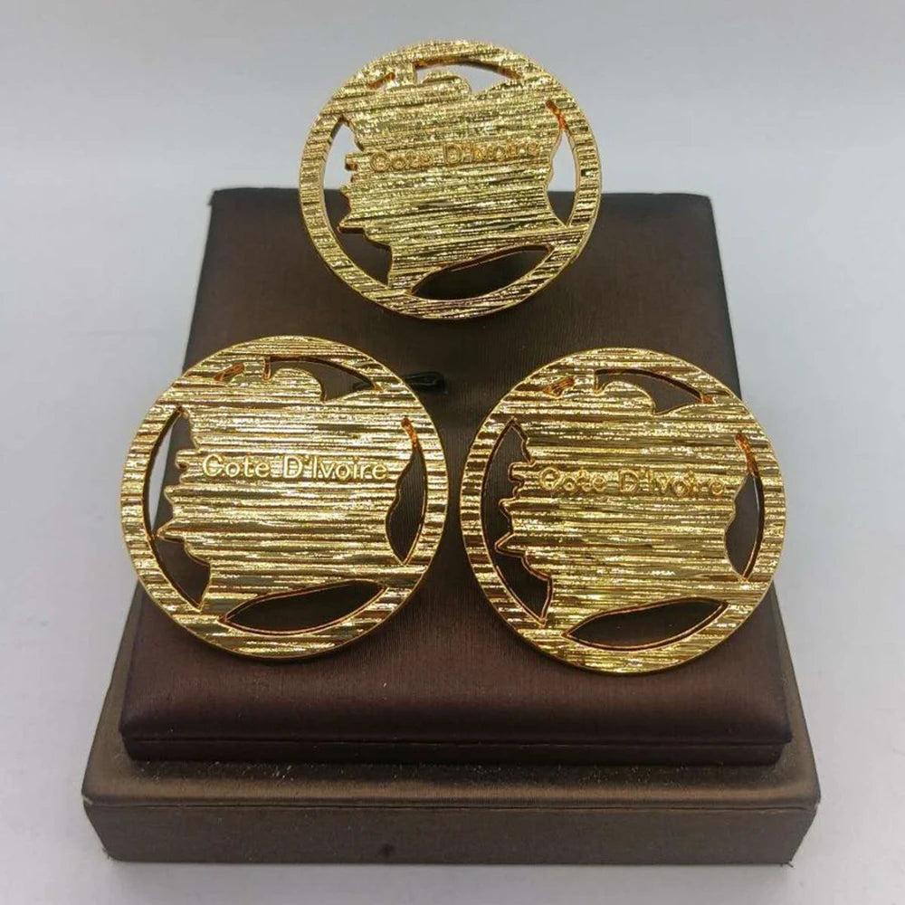 Clip Gold Platted Earrings