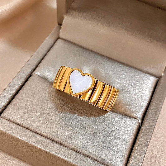 Elastic  Valentine Rings