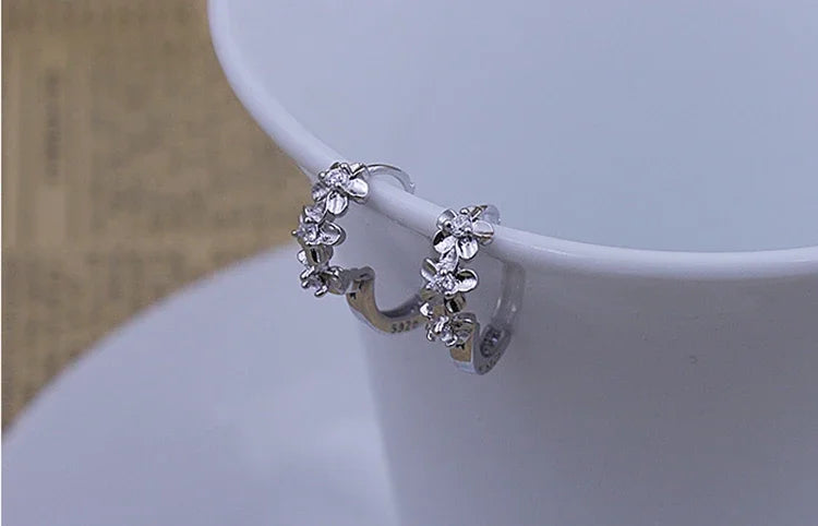 Flower Earring Silver