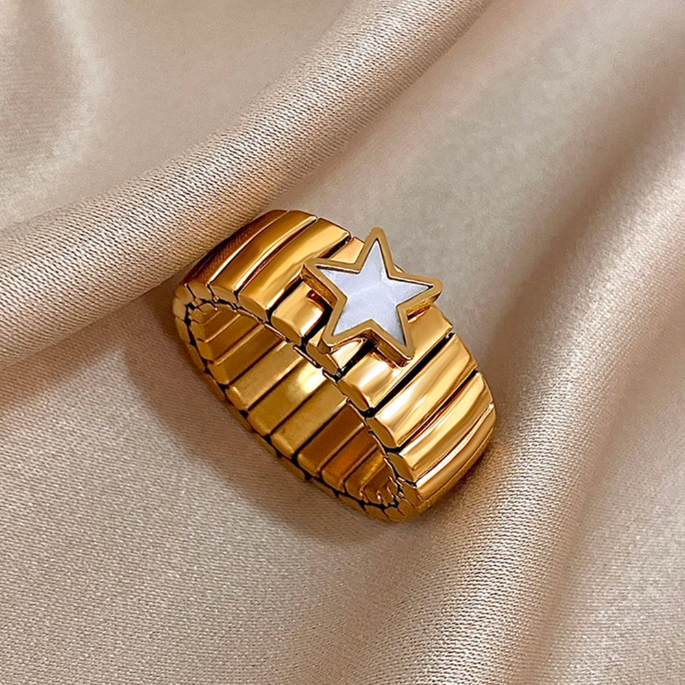 Elastic  Valentine Rings