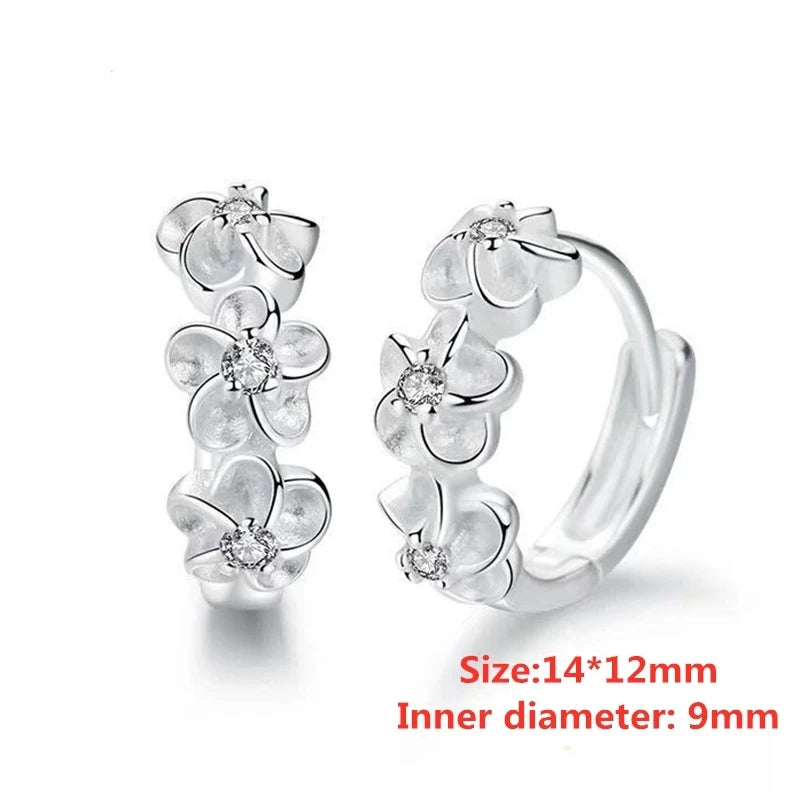 Flower Earring Silver