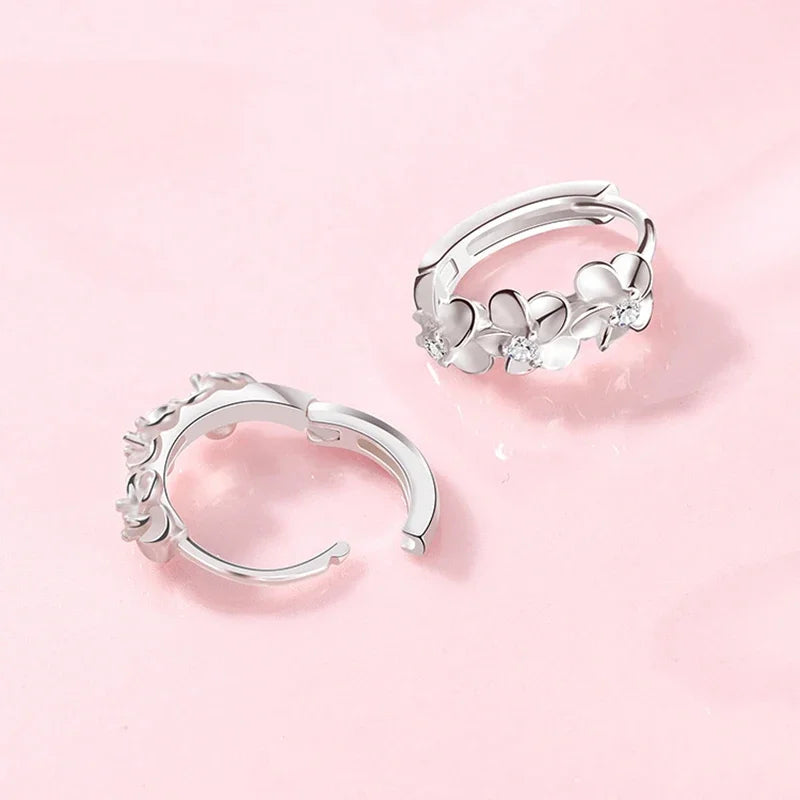 Flower Earring Silver