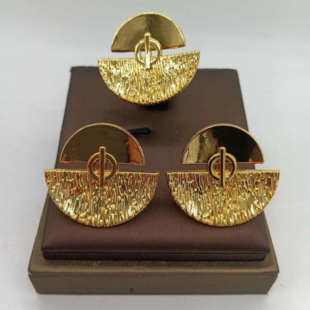 Clip Gold Platted Earrings