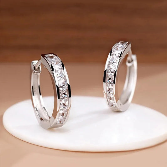 Circle Round Earrings Elegant