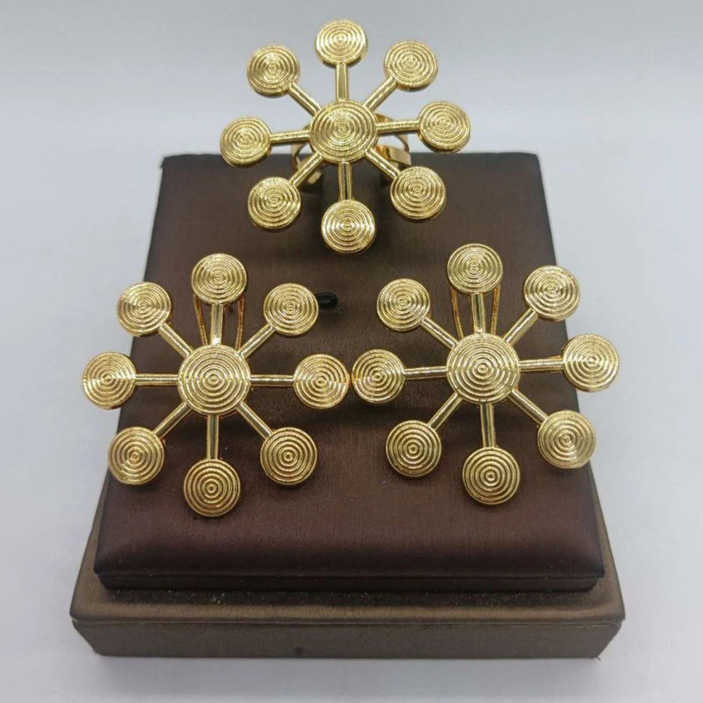 Clip Gold Platted Earrings